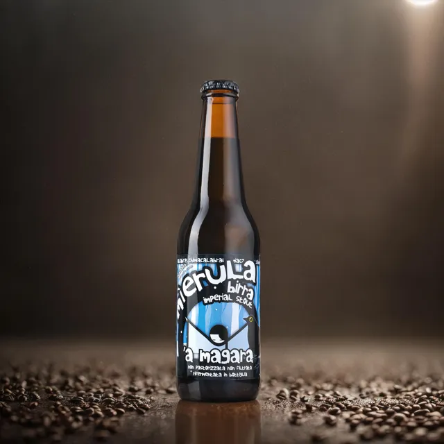 'A Magara Mierula Imperial Stout birra 0,33 l nera
